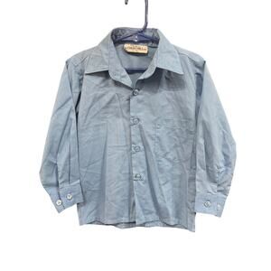 *LAST CHANCE* 5/$20 Light Blue Collared Button-Up - Churchill - 3T